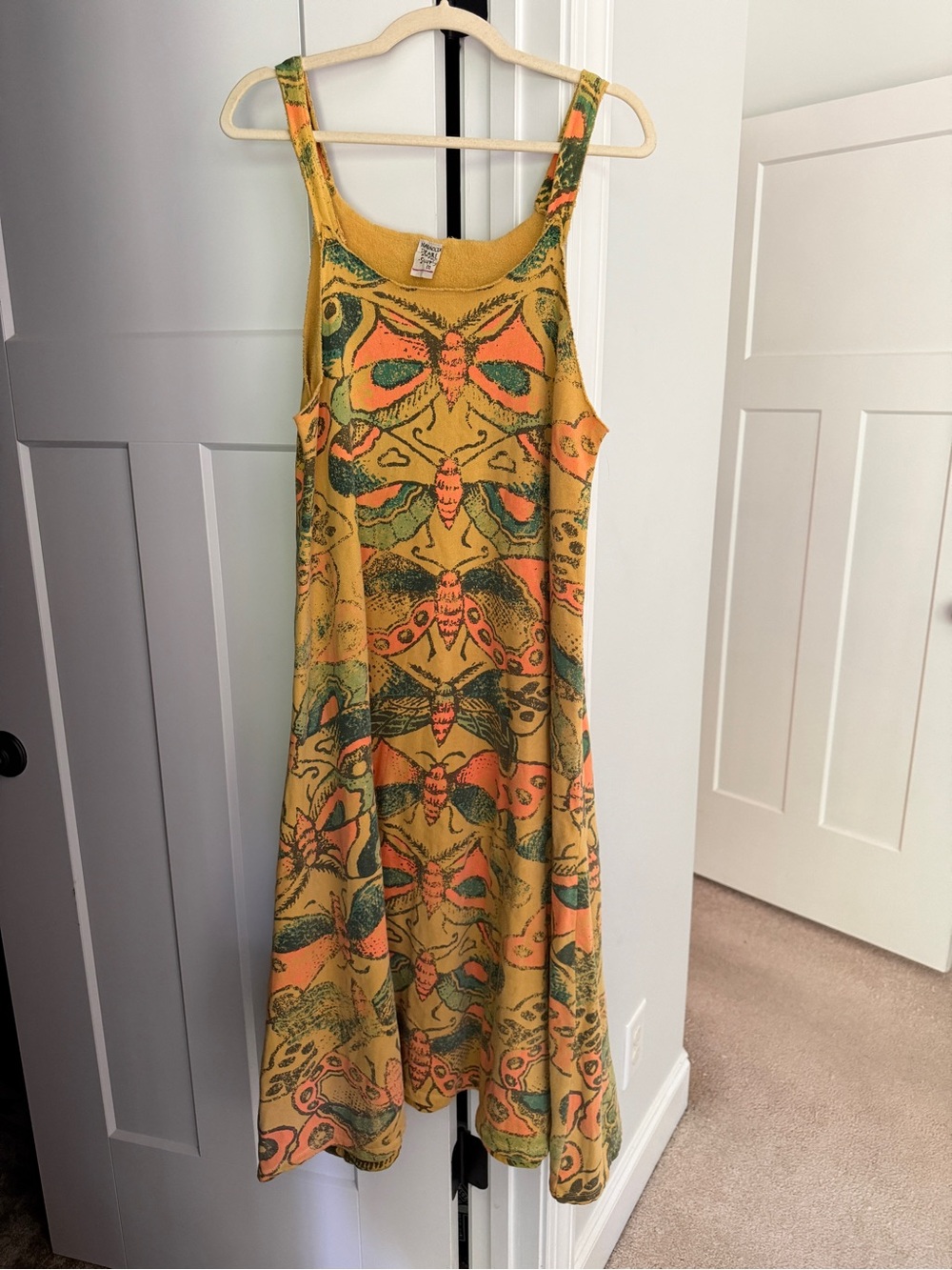 Magnolia Pearl Sefi Maxi Top Yellow Fleece Lepidoptera Lana - Picture 3 of 7
